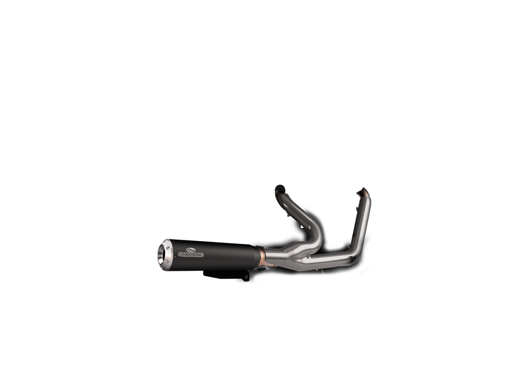 [JH-EP-242190] Harley-Davidson Fat Bob® 107cid — adjustable exhaust, Twenty-One Wrinkle Black, 4,7" Streetfighter Blank