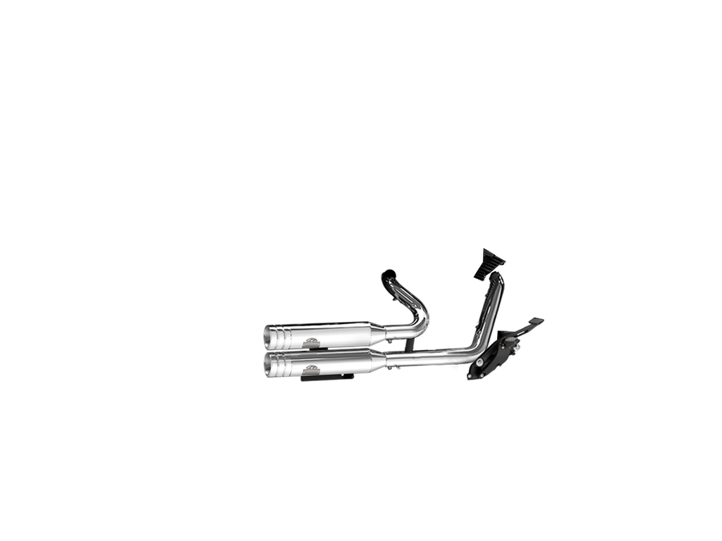 [JH-EP-251817] Harley-Davidson Fat Bob® 114cid — adjustable exhaust, Shorty Chrome, 3,5" Big Shot Chrome