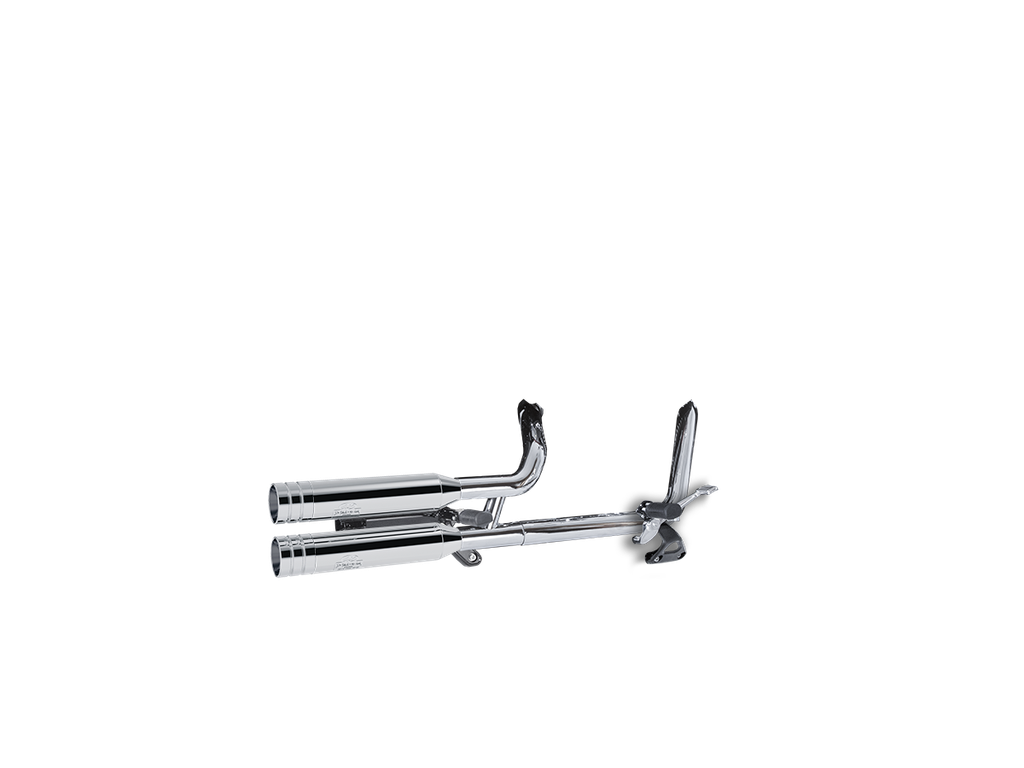 [JH-EP-140802] Harley-Davidson Low Rider® 107cid — adjustable exhaust, Shorty Chrome, 3,5" Big Shot Chrome