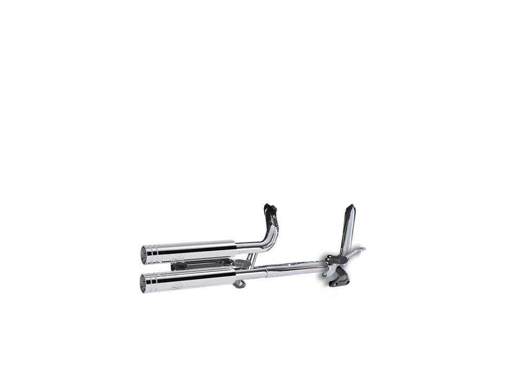 [JH-EP-140862] Harley-Davidson Low Rider® 107cid — adjustable exhaust, Jekill Bomb Chrome, 3,5" Big Shot Chrome