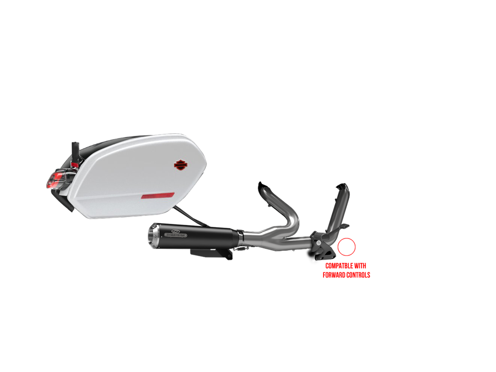 [JH-EP-252872] Harley-Davidson Low Rider® S — adjustable exhaust, Twenty-One Wrinkle Black, 4,7" Streetfighter Blank