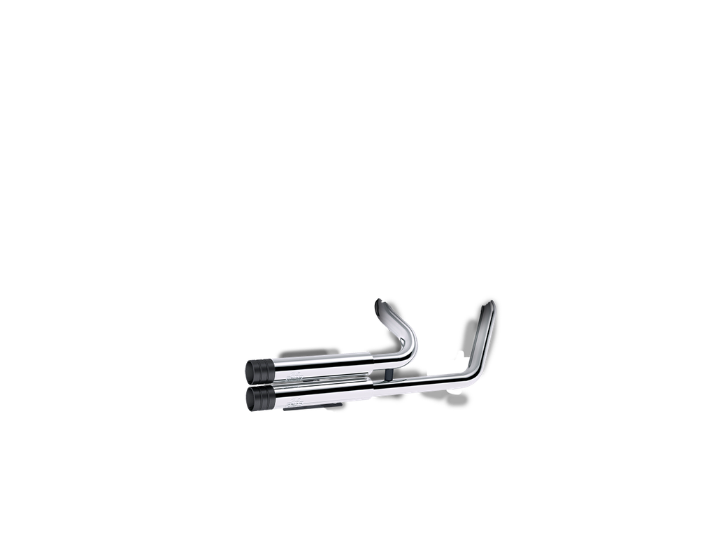 [JH-EP-242300] Harley-Davidson Softail® Deluxe — adjustable exhaust, Jekill Bomb Chrome, 3,5" Big Shot Wrinkle Black