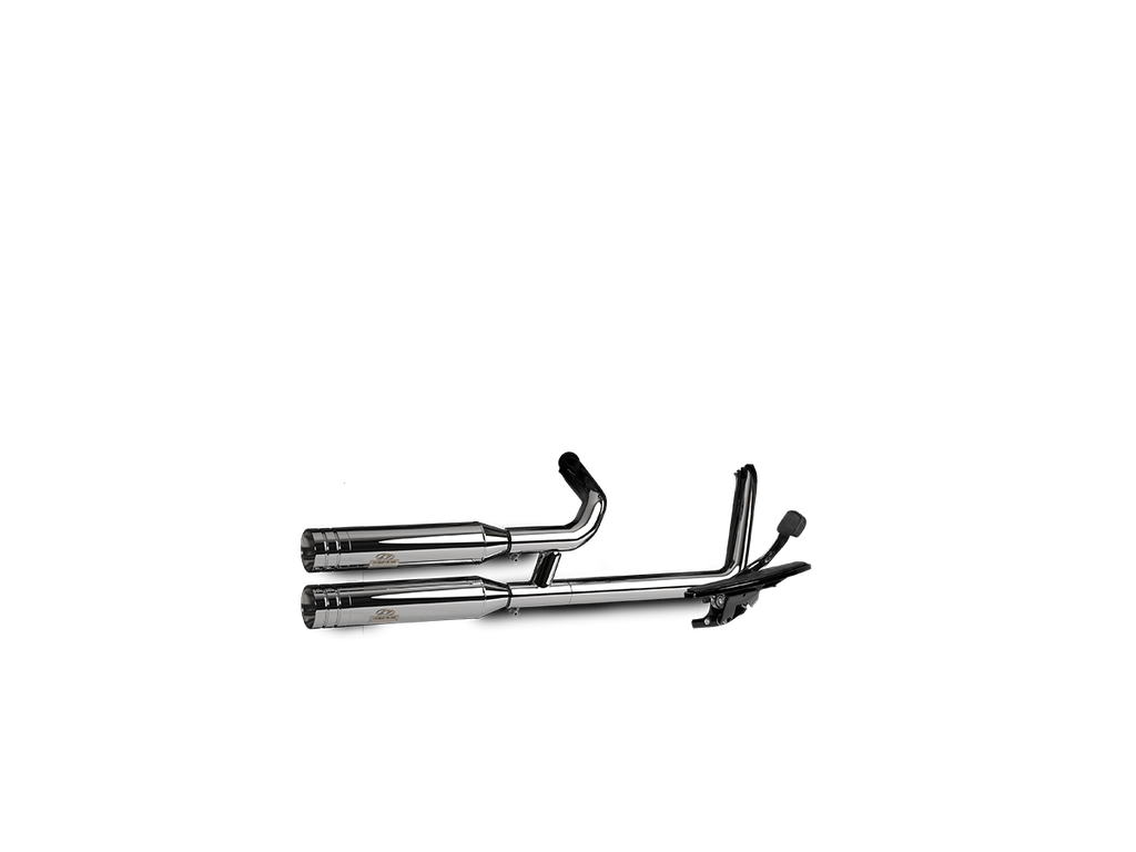 [JH-EP-151453] Harley-Davidson Softail® Slim® 107cid — adjustable exhaust, Shorty Chrome, 3,5" Big Shot Chrome