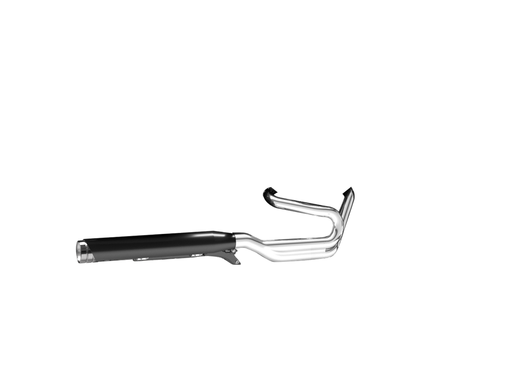 [JH-EP-150303] Harley-Davidson Sport Glide™ — adjustable exhaust, The One Chrome, 4,0" Big Shot Chrome