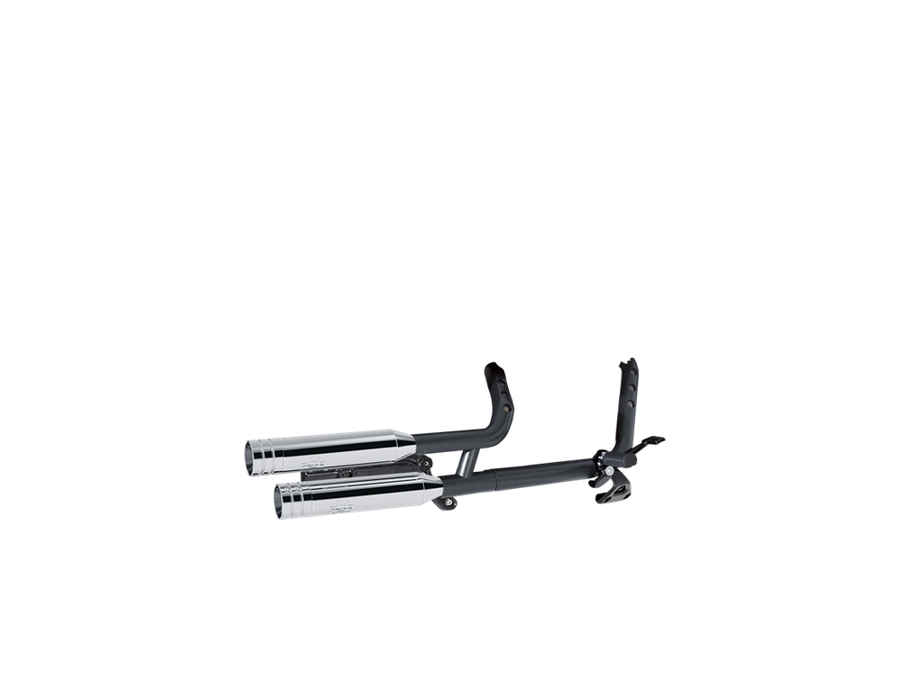 [JH-EP-140682] Harley-Davidson Street Bob® — adjustable exhaust, Shorty Chrome, 3,5" Big Shot Chrome