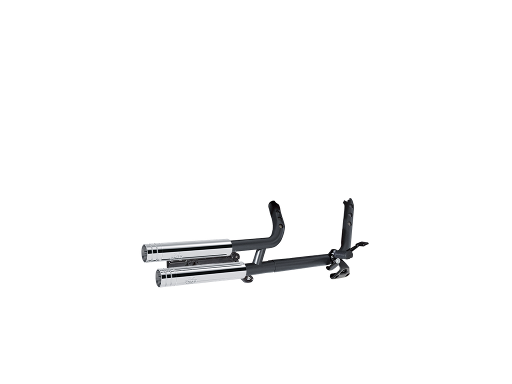 [JH-EP-140742] Harley-Davidson Street Bob® — adjustable exhaust, Jekill Bomb Chrome, 3,5" Big Shot Chrome