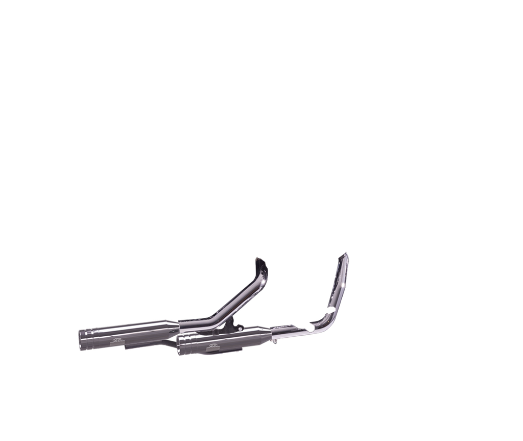[JH-EP-122696] Harley-Davidson Glide Custom — adjustable exhaust, Shorty Chrome, 3,5" Big Shot Chrome