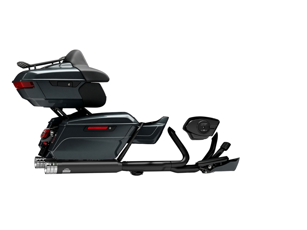 [JH-EP-152752] Harley-Davidson Road Glide® Limited — adjustable exhaust, Touring Black, 4,0" Big Shot Chrome