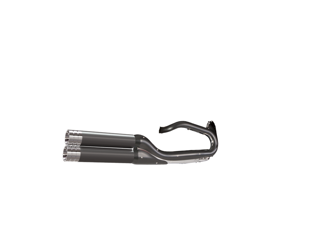 [JH-EP-111036] Harley-Davidson Night Rod® — adjustable exhaust, VRSC (NRS) Black, 4,0" Big Shot Chrome