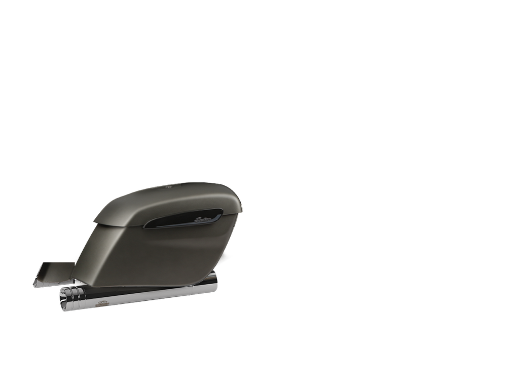 [JH-EP-150008] Indian Challenger™ — adjustable exhaust, Grand Chrome, 4,0" Big Shot Chrome