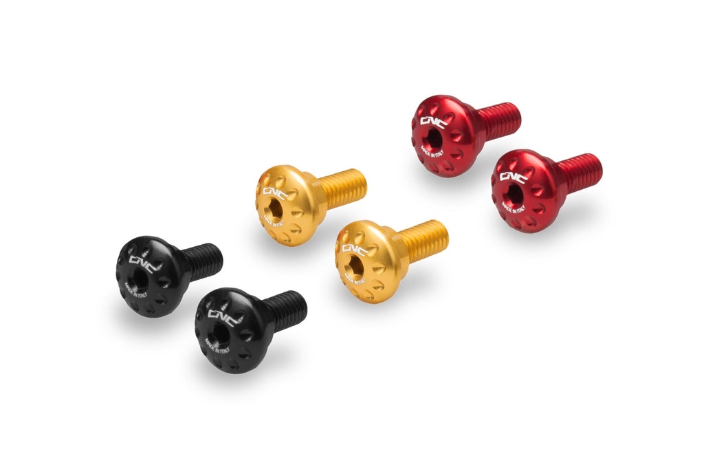 [CNC-KV343B] Screw kit Radiator guard Ducati DesertX (Black)