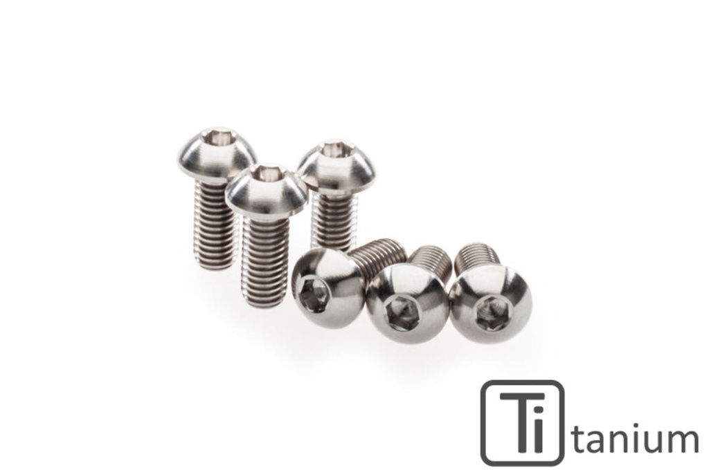 [CNC-KV375X] Screws set front brake disc M8x20 (6 pcs) - Titanium
