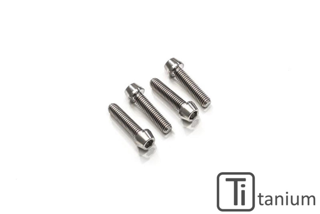 [CNC-KV394X] Screws set triple clamp bottom M8x25 (4 pcs) - Titanium