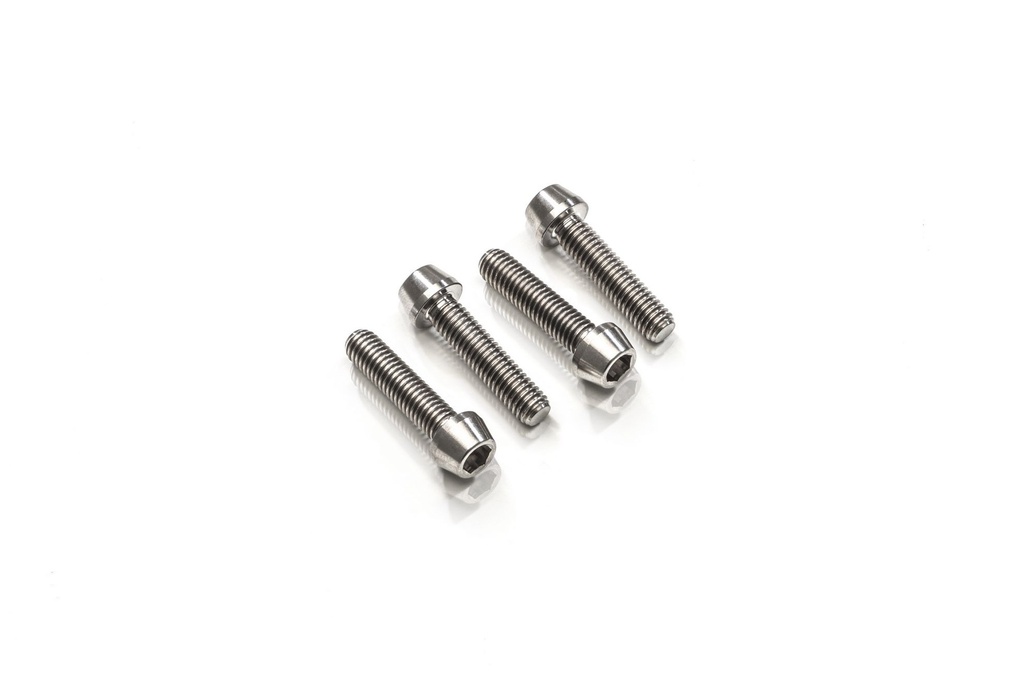 [CNC-KV395X] Screws Handlebar Clamp set M8x30 (4 pcs)- Titanium