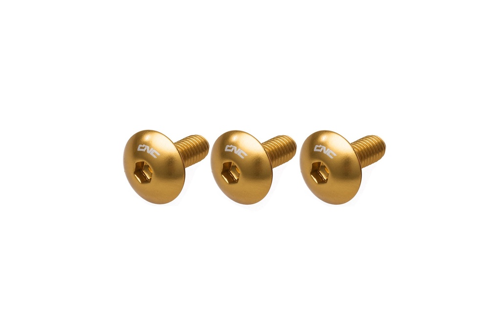 [CNC-KV409G] Carbon windshield bolts kit Ducati Multistrada 950/1200/1260 (Gold)
