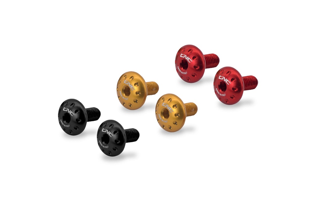 [CNC-KV422B] Fuel tank cover screw set for Ducati Multistrada v4 (Black)