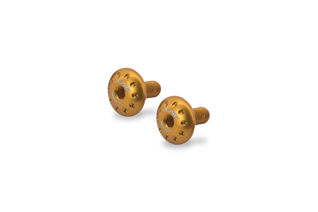 [CNC-KV422G] Fuel tank cover screw set for Ducati Multistrada v4 (Gold)