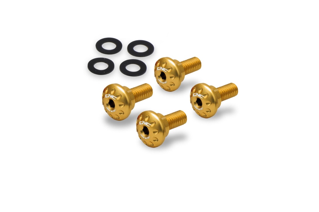 [CNC-KV446G] Front mudguard screw kit Ducati Multistrada V4 Pikes Peak - RS (Gold)