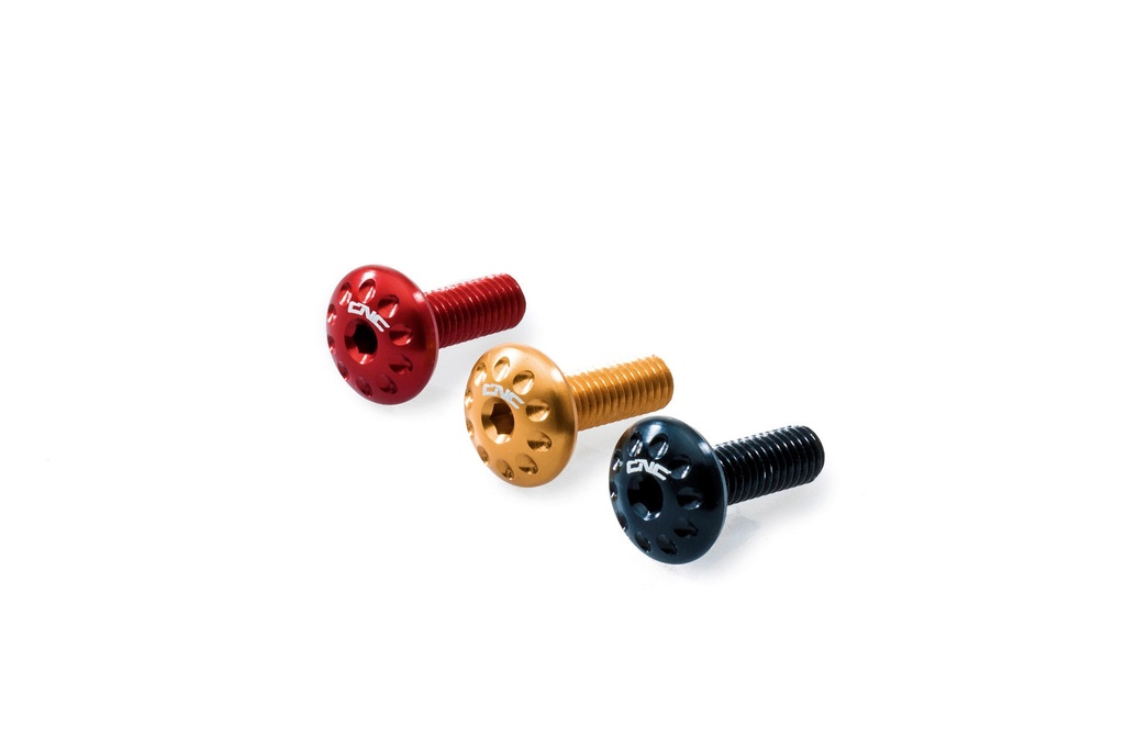 [CNC-KV448R] Screw kit rear mudguard Aprilia (Red)