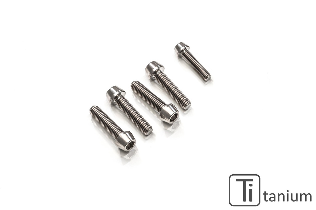 [CNC-KV451X] Top triple clamp screw kit - Titanium