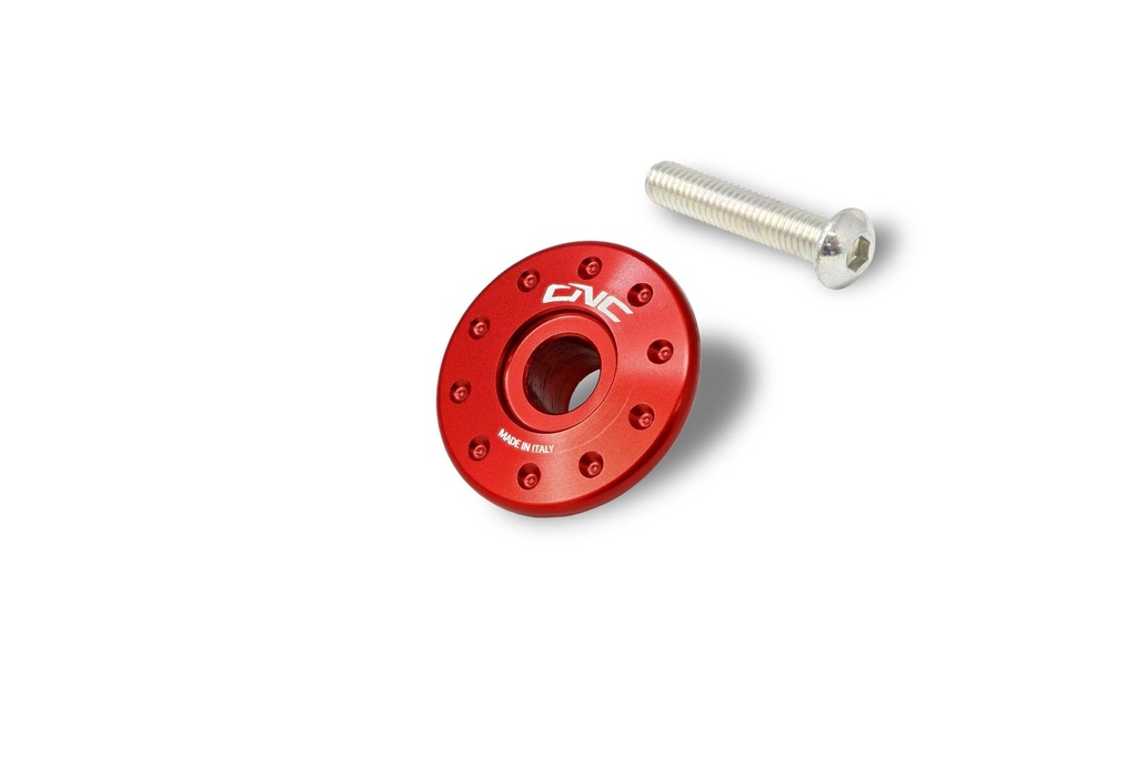 [CNC-KV453R] Silencer bracket screw collar MV Agusta (Red)