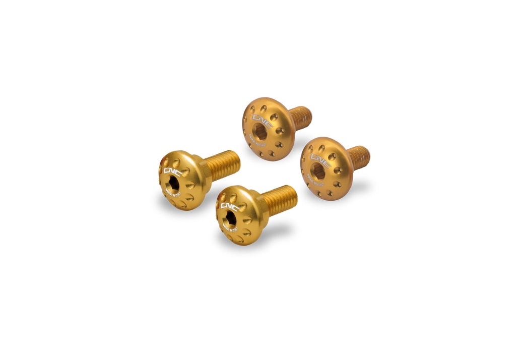[CNC-KV456G] Screw kit radiator side panels Ducati (Gold)