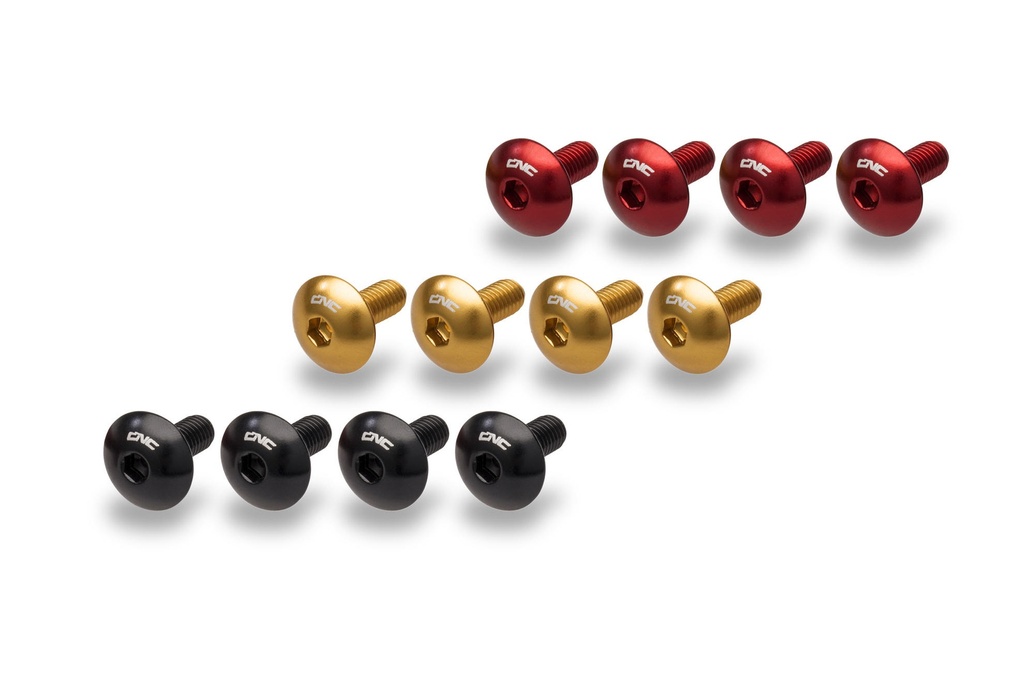 [CNC-KV462B] Carbon screen screw kit Ducati Multistrada 1200 (Black)