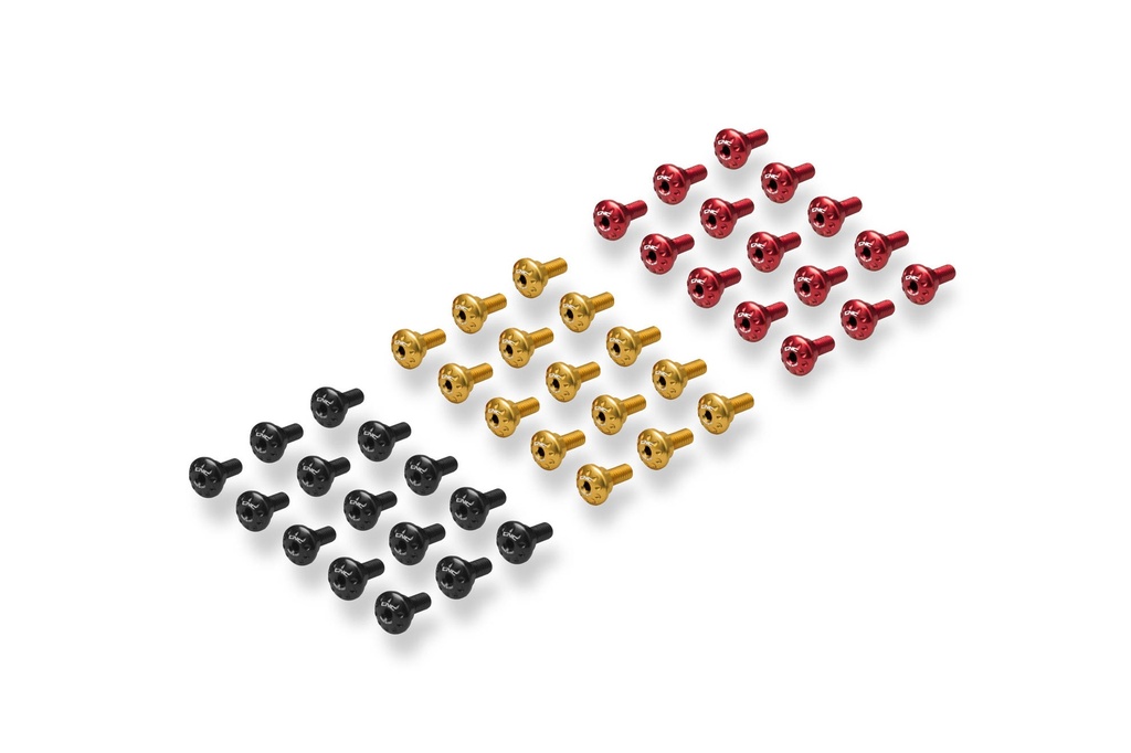 [CNC-KV463B] Screw kit - side fairing Aprilia RS660 (Black)