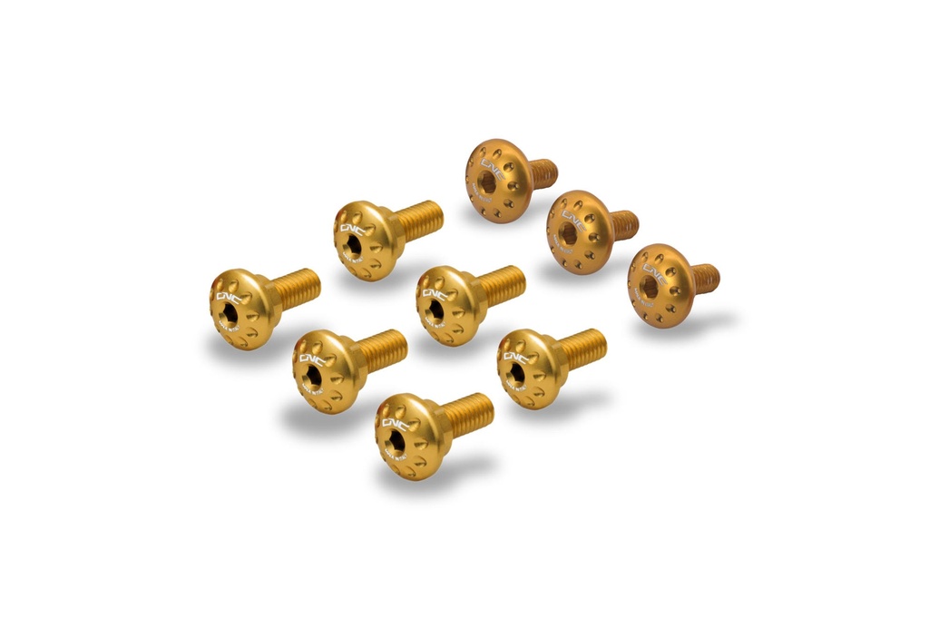 [CNC-KV464G] Screw kit - lower fairing Aprilia RS660 (Gold)