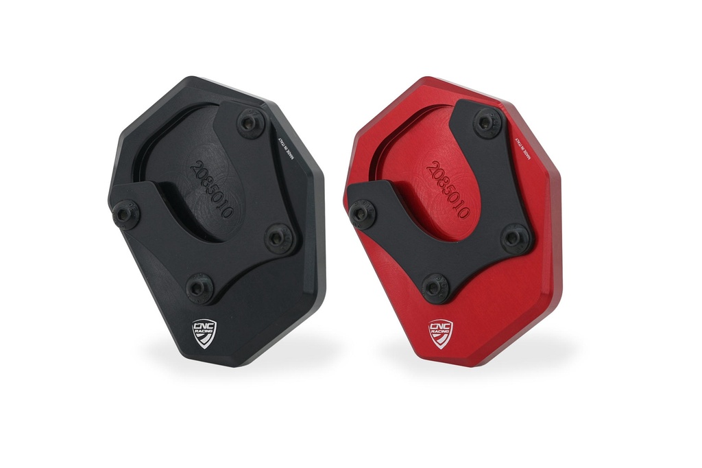[CNC-BM601B] Side stand extension Moto Guzzi (Black)