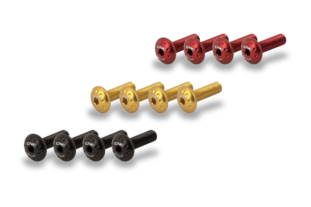 [CNC-KV475B] Screw set - Undertail Ducati Panigale V4 - 955 V2 (Black)