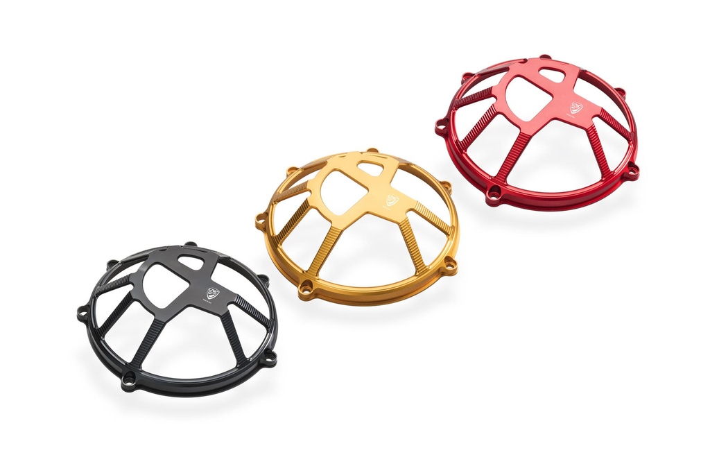 [CNC-CA110B] Cover for dry clutch Ducati (Black)