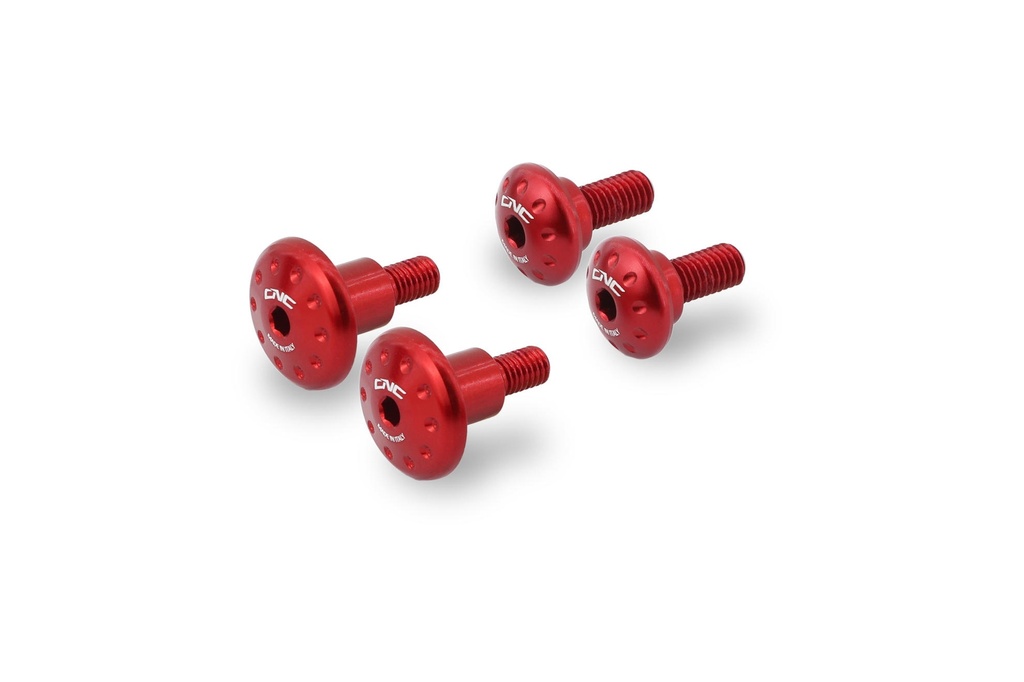 [CNC-KV478R] Front fairing screw kit Ducati DesertX (Red)