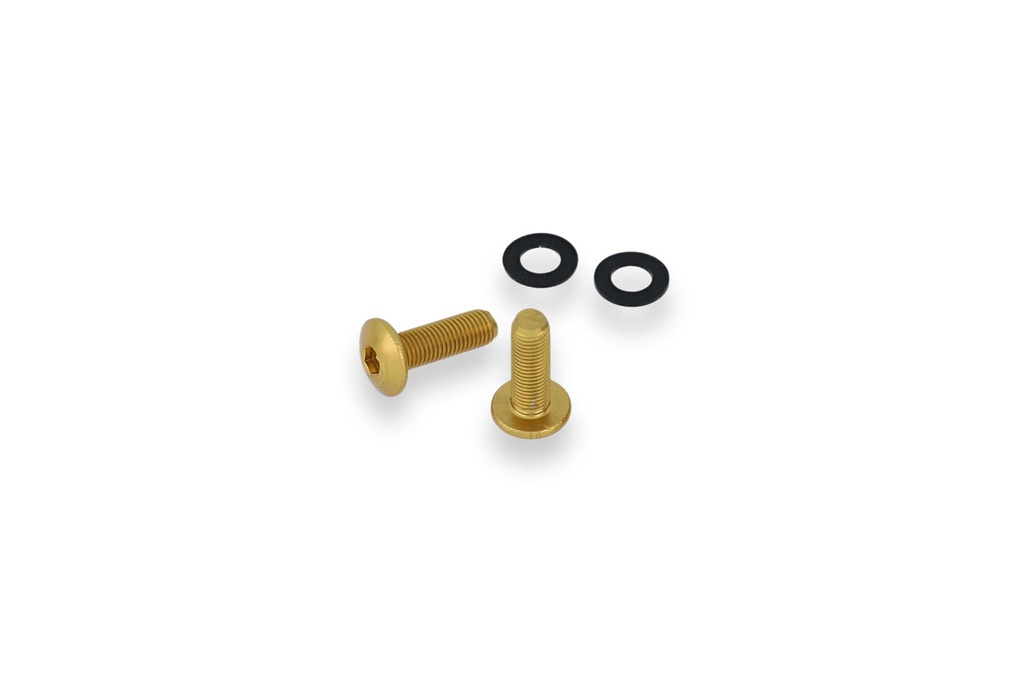 [CNC-KV479G] Screen bolt kit - Ducati - 2 pcs (Gold)