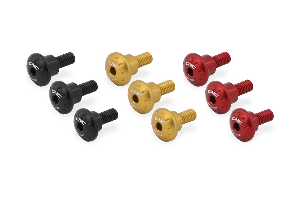[CNC-KV480B] Frame side panels screw kit Ducati DesertX (Black)