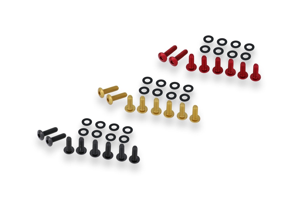 [CNC-KV485B] Windshield screws for Ducati Panigale V4 MY2025 (Black)