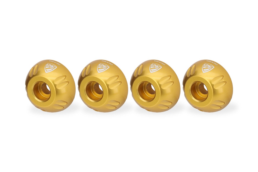 [CNC-KV904G] Rear shock Absorbers screw collars Moto Guzzi (Gold)