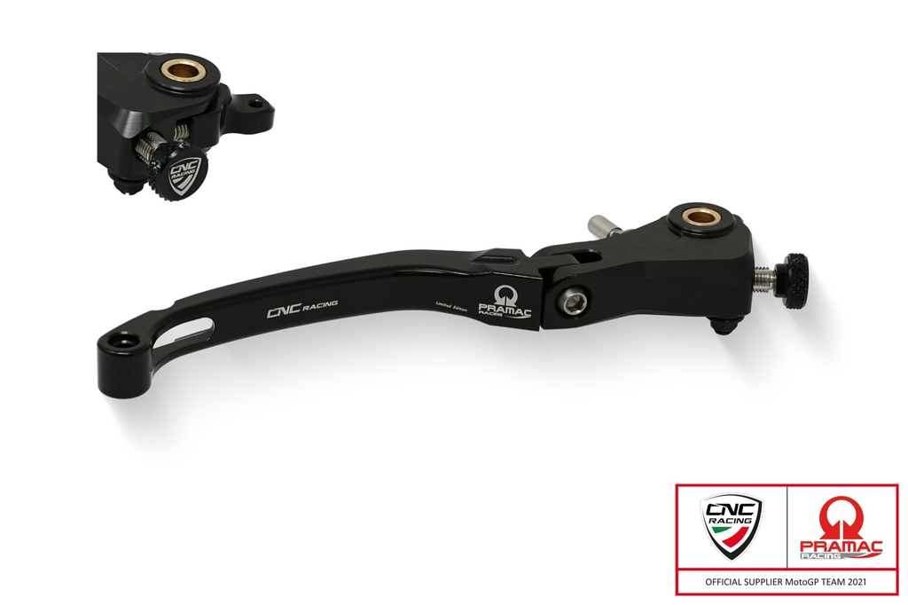 [CNC-LBR04BPR] Brake lever Race - folding Pramac Racing Limited Edition (Black)