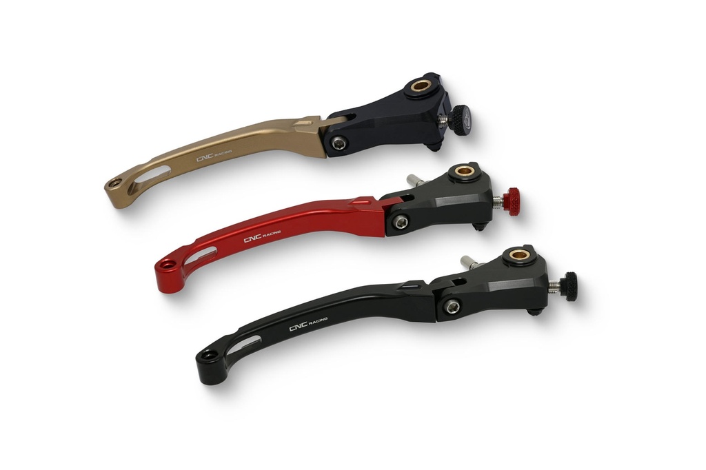[CNC-LBR16B] Brake lever Race - folding (Black)
