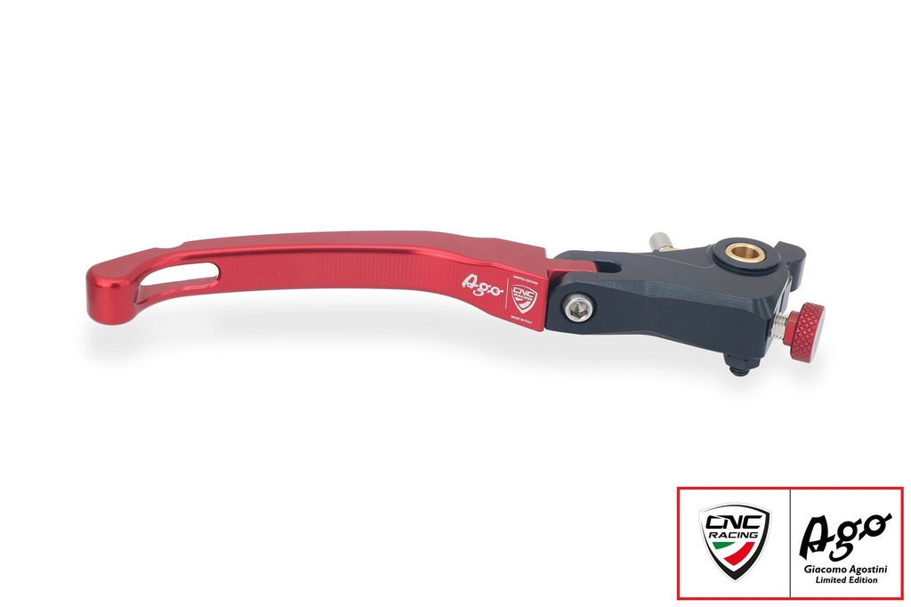[CNC-LBR16RAG] Brake lever Race folding - Giacomo Agostini Limited Edition (Red)