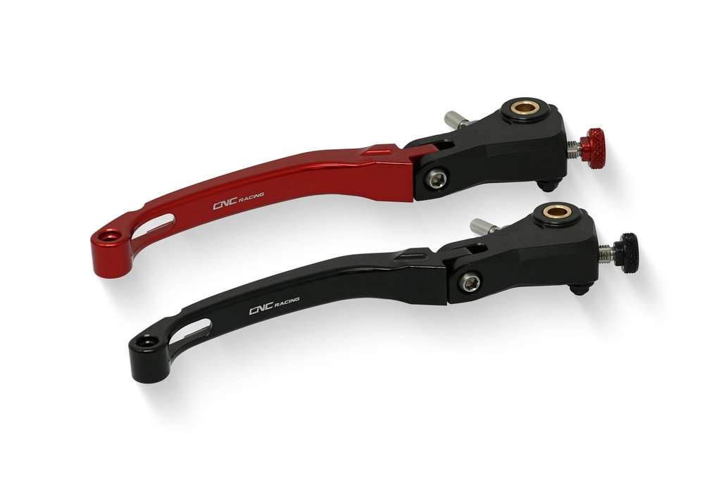[CNC-LBR20B] Brake lever Race - folding (Black)