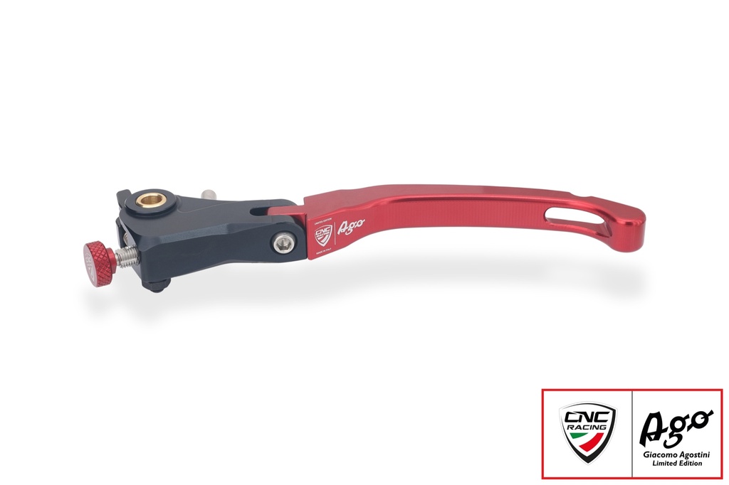 [CNC-LCR12RAG] Clutch lever Race folding - Giacomo Agostini Limited Edition (Red)