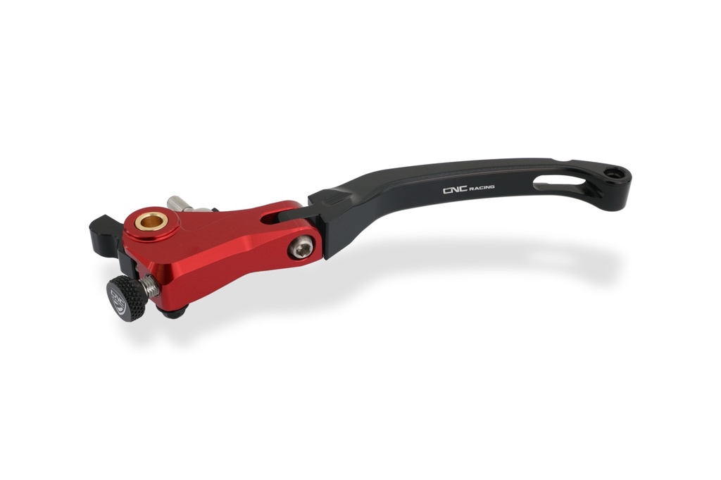 [CNC-LCR12BR] Clutch lever Red Race - folding