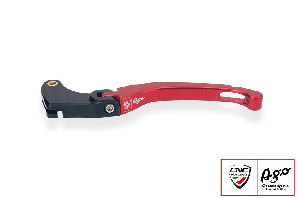 [CNC-LCR23RAG] Clutch lever Race folding - Giacomo Agostini Limited Edition (Red)
