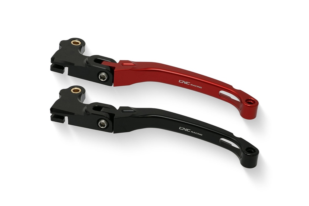 [CNC-LCR33B] Clutch lever Race - folding (Black)