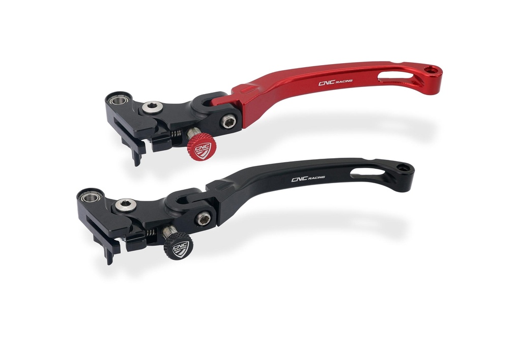 [CNC-LCR50B] Clutch lever Race - folding (Black)