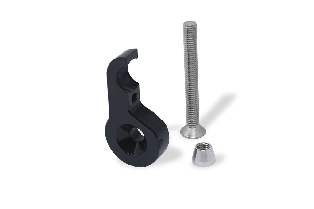 [CNC-MRA02B] M8 Screw Adapter for bar-end mirror Rocket - LHS