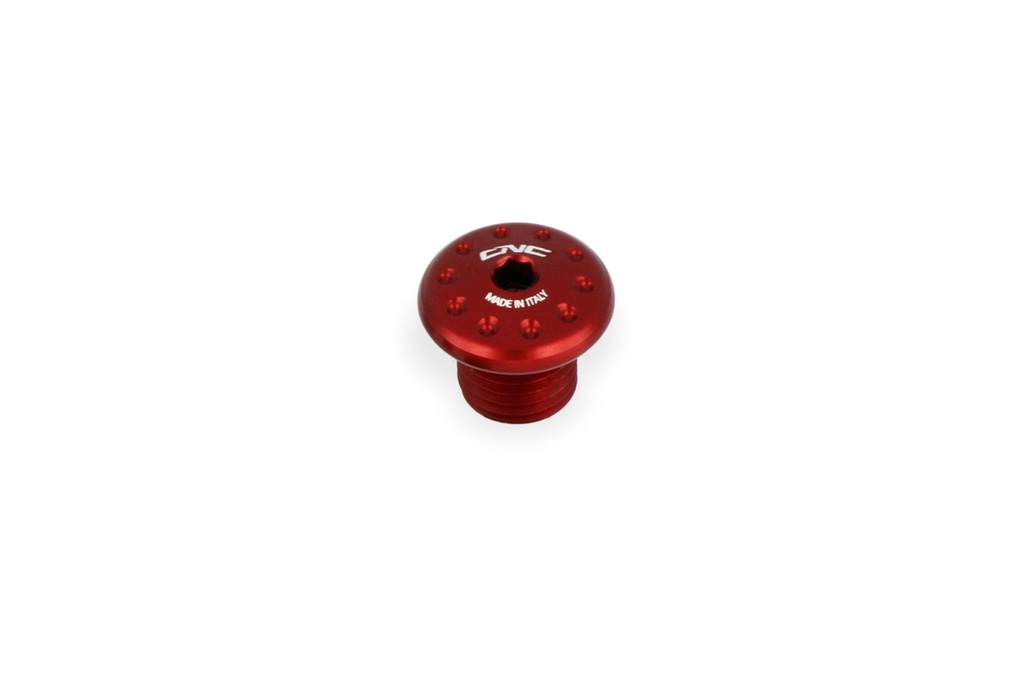 [CNC-MRA13R] Mirror Blanking Plug M8 - Thread RH (Red)
