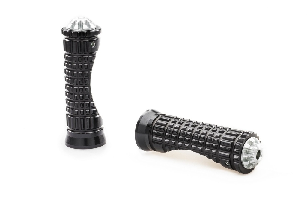[CNC-PC106B] Footpegs - Fixed Universal M8/M6 (Black)