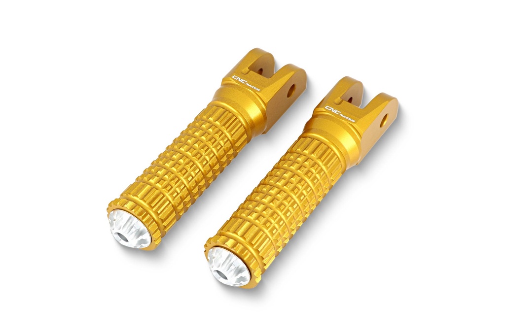 [CNC-PC123G] Rear footpegs OEM rearsets Ducati (Gold)